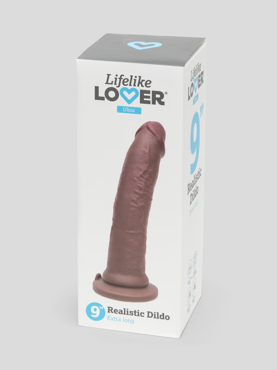 Lifelike Lover Ultra Realistic Suction Cup Dildo 9 Inch