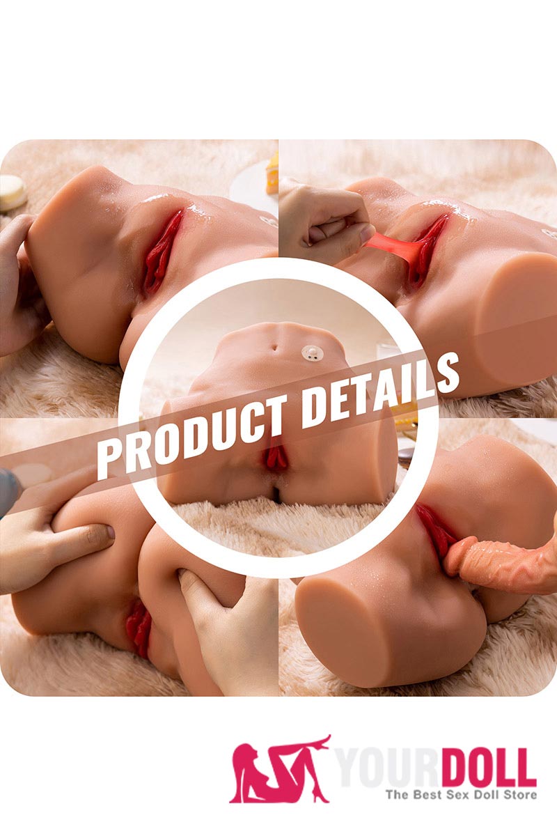 21cm (8.3”) Electric Sex Doll Torso Ass Toy Trehy, In Stock