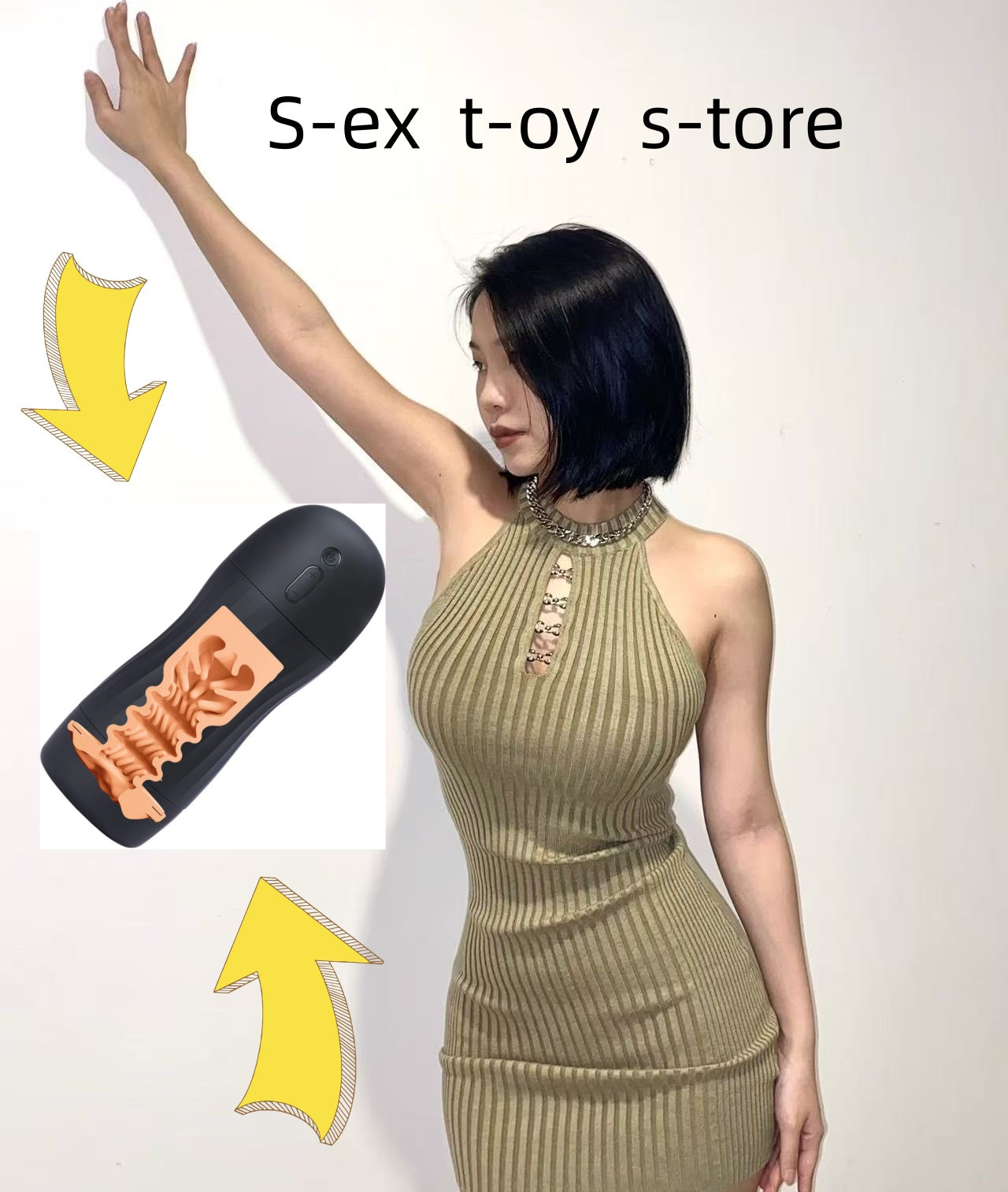 Maxtasy Stroke Master+ Rechargeable Automatic Stroker Penis Masturbator With Remote - Vanilla