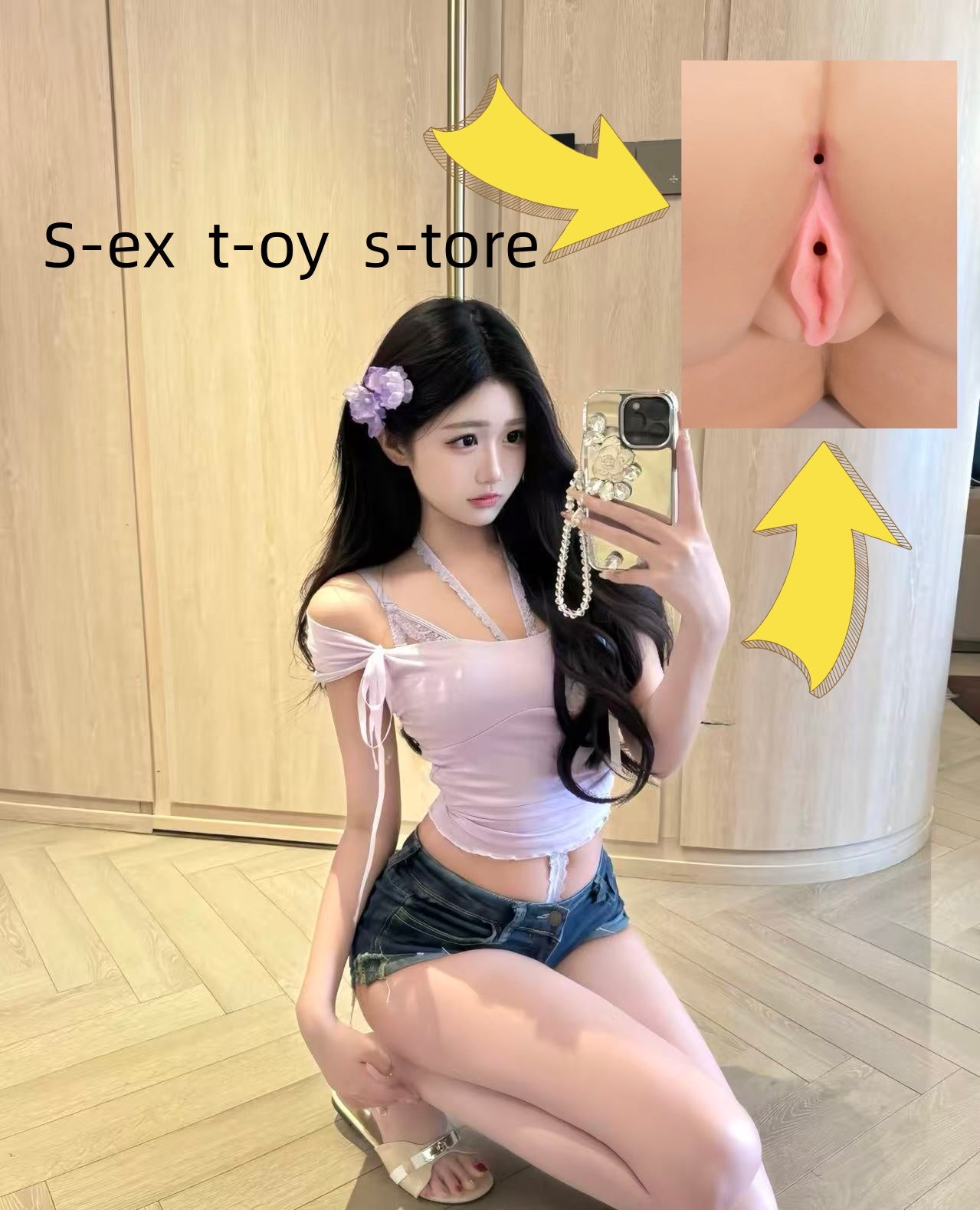 THRUST Pro Elite Alana Ribbed Vagina and Ass Masturbator 246.9oz