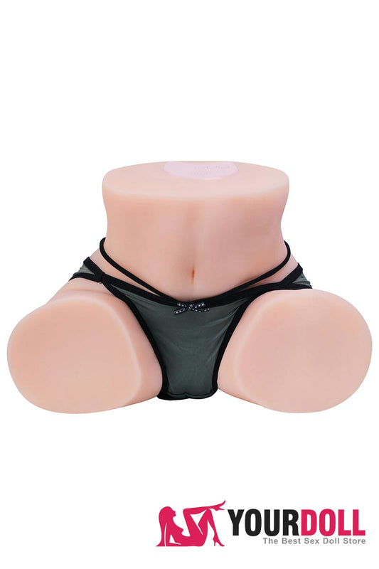 Torso-style sex doll, big butt, Sofia, with automatic vaginal suction, fair skin.