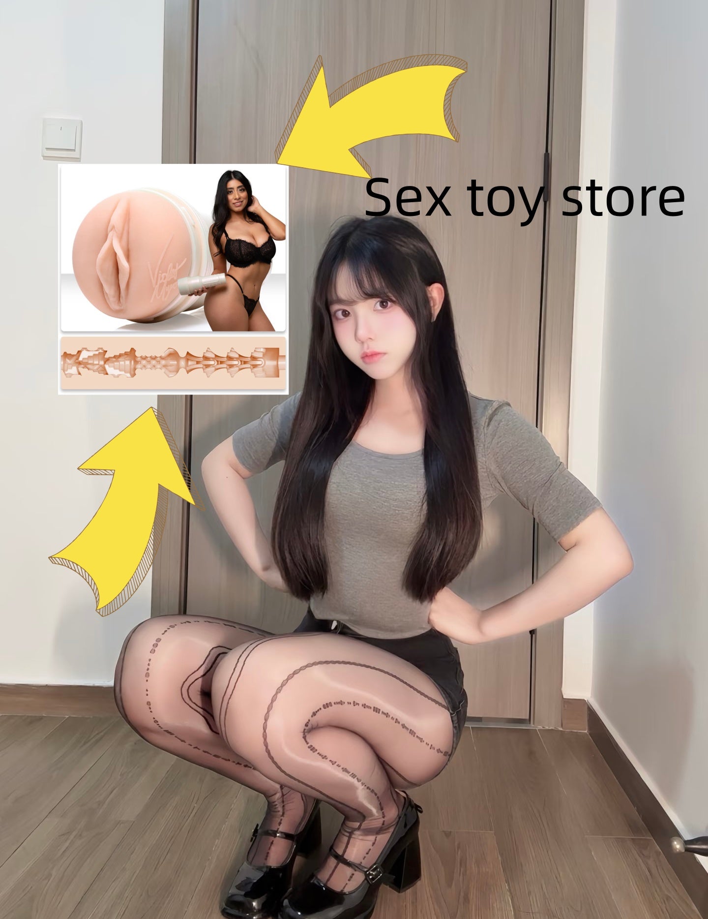 Fleshlight Girls Violet Myers - Waifu Vagina Texture