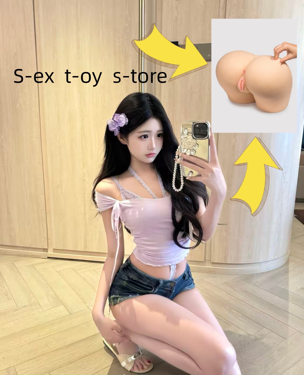 THRUST Pro Elite Alana Ribbed Vagina and Ass Masturbator 246.9oz