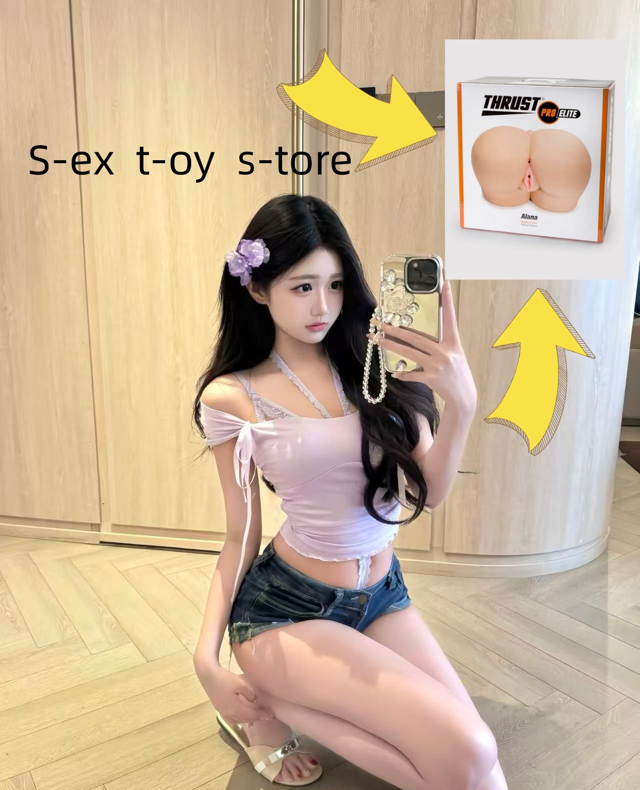 THRUST Pro Elite Alana Ribbed Vagina and Ass Masturbator 246.9oz