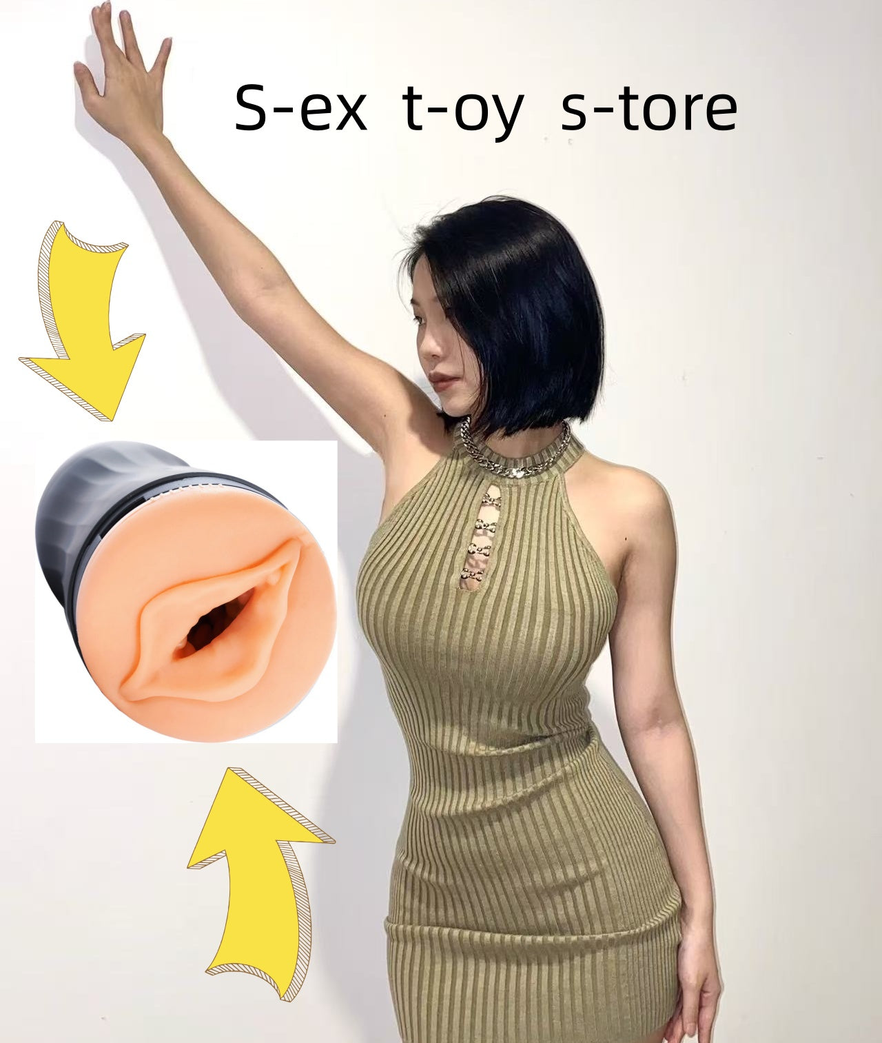 Maxtasy Stroke Master+ Rechargeable Automatic Stroker Penis Masturbator With Remote - Vanilla