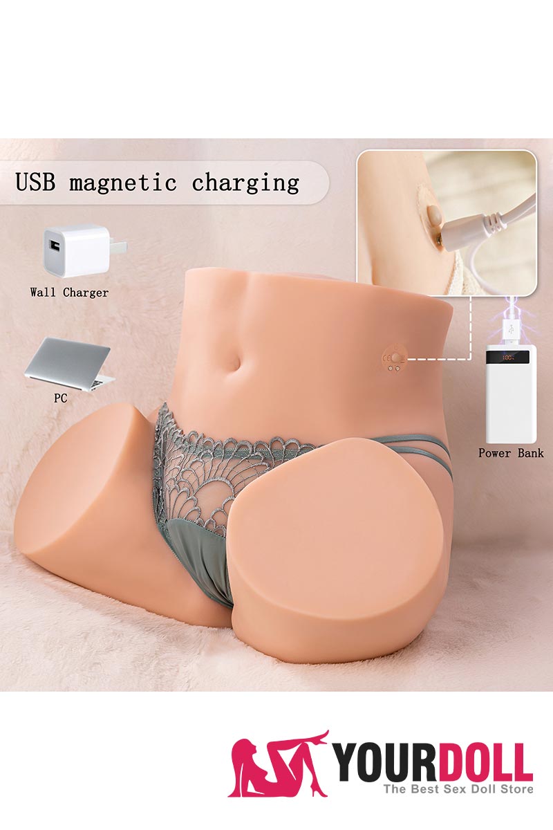 Electric Sex Doll Torso Ass Toy Michelle, In Stock