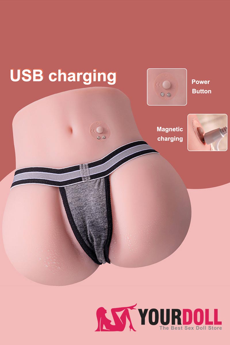 20cm (7.9”) Electric Sex Doll Torso Hips Male Masturbator Roberta, In Stock